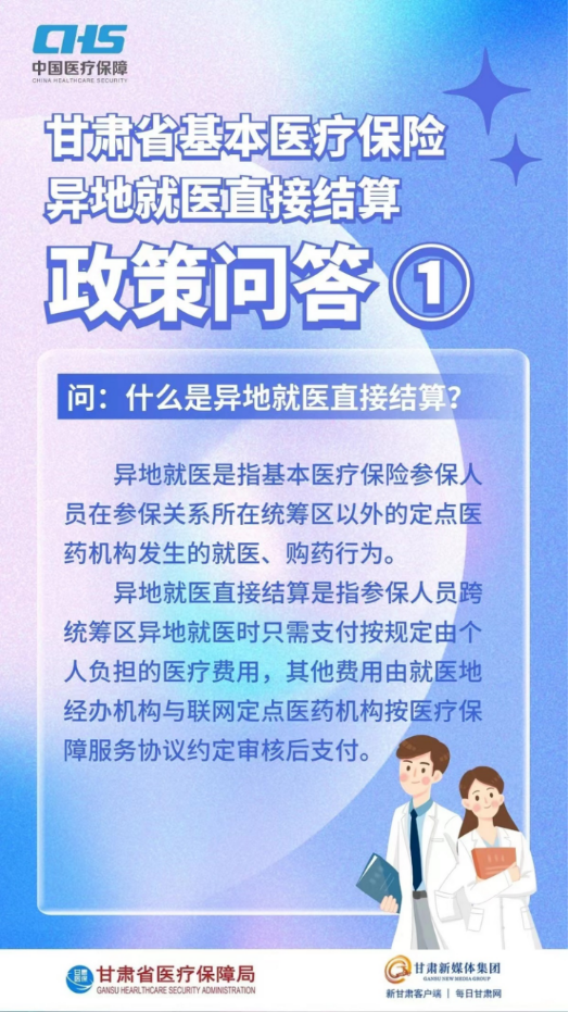甘肅省基本醫(yī)療保險異地就醫(yī)直接結(jié)算政策問答0.png